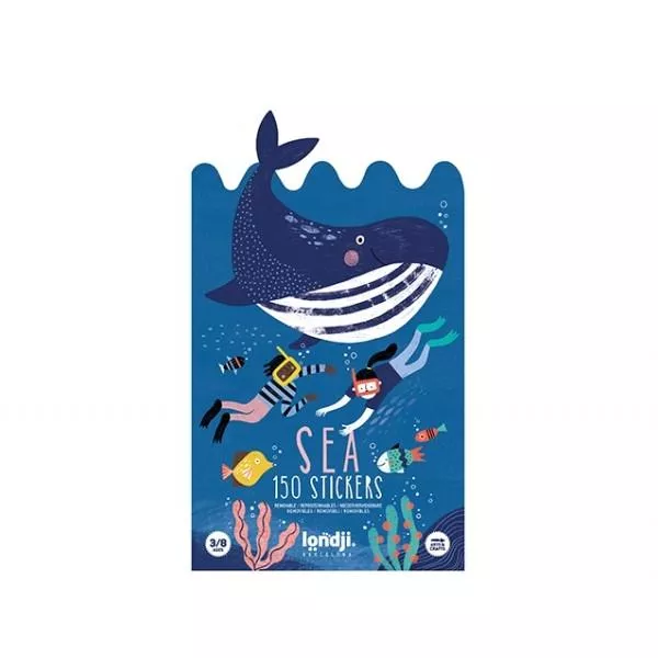 Stickers SEA - Set de 150 autocollants amovibles
