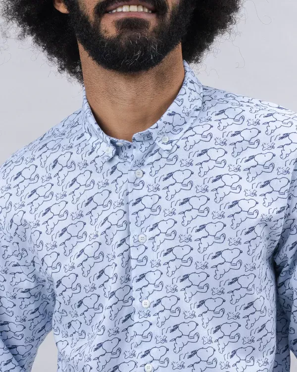 Chemise PEANUTS Everybody's in a hurry – vue 3