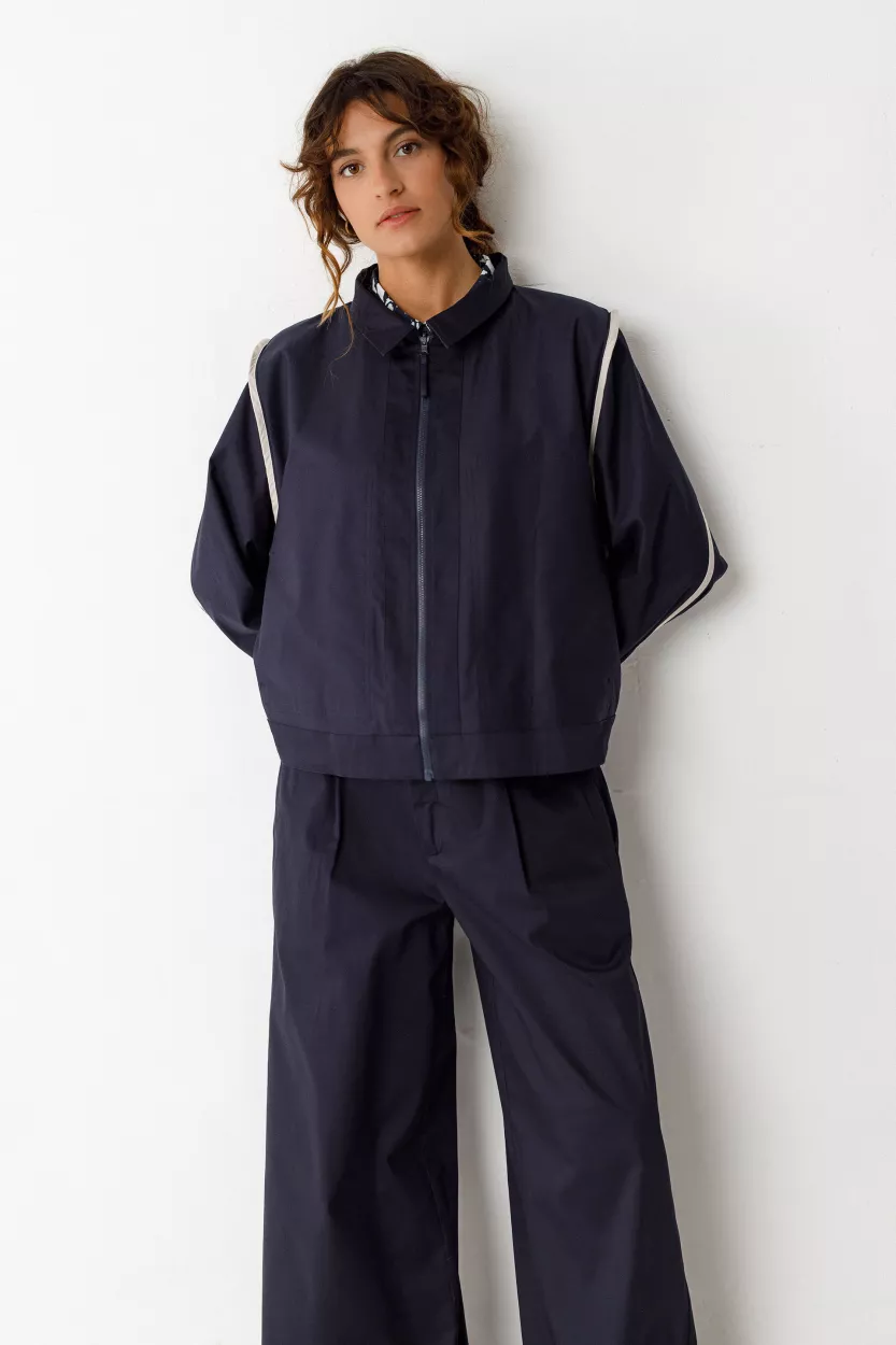 Veste HALTSU-GOTS bleu marine – vue 2